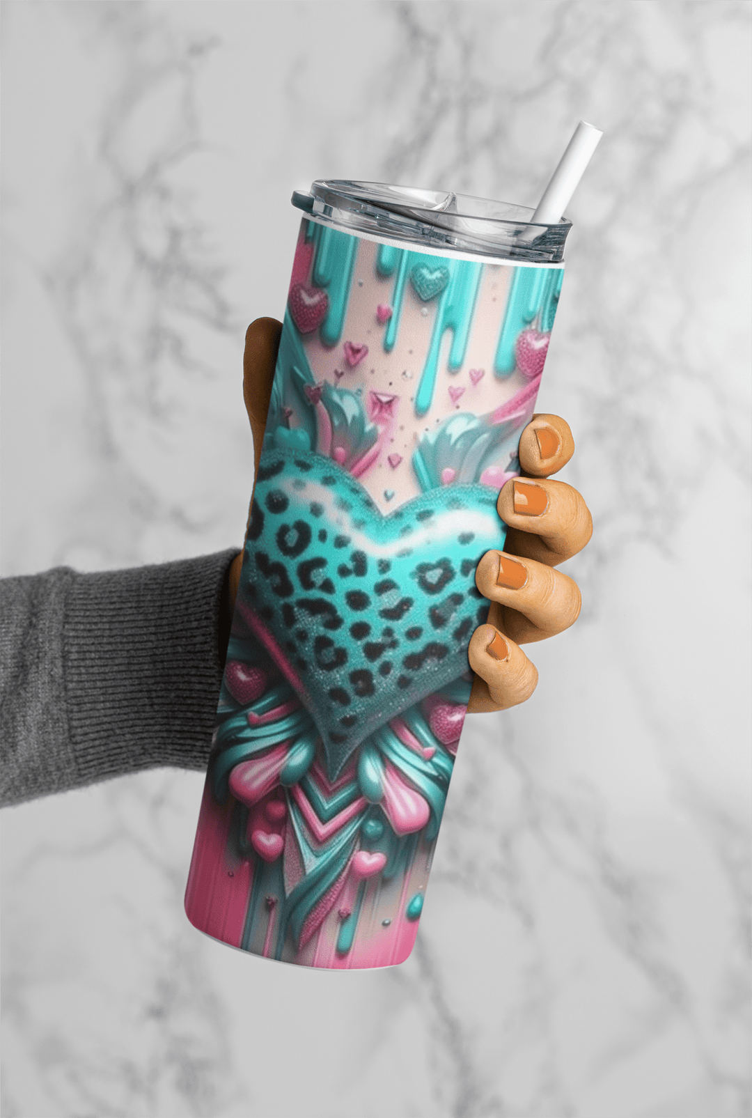 Heart 20oz sublimation print - KT SUBLIMATION, DTF AND MORE LLC