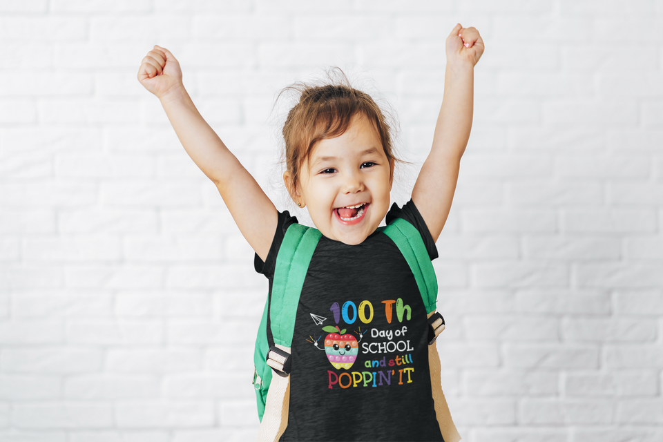 Youth 100 days and still poppin'it DTF