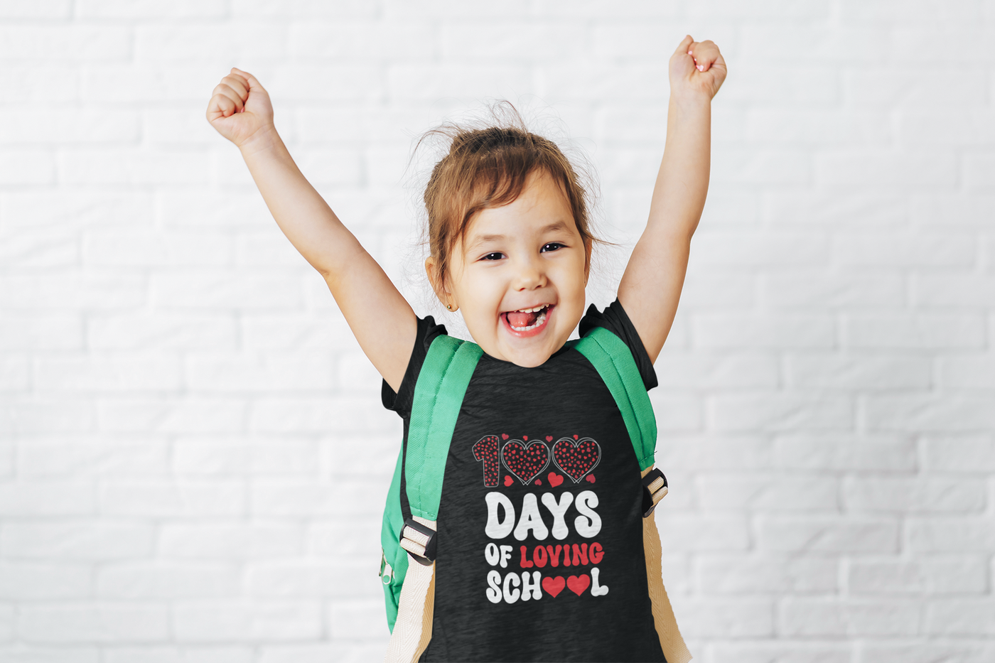 Happy  100 days of loving school DTF