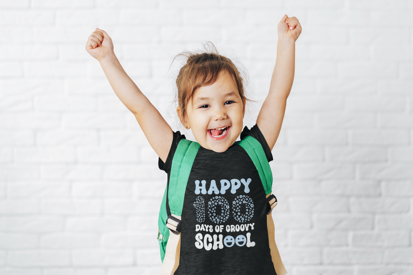 Happy 100 days of groovy school DTF