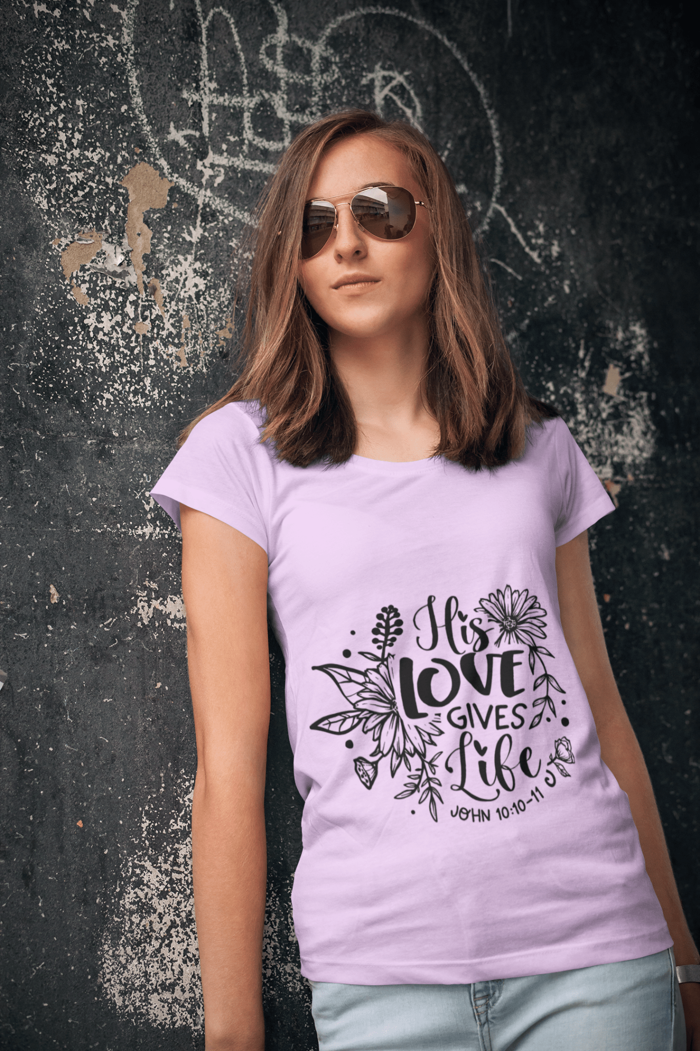 His Love gives Life DTF - KT SUBLIMATION, DTF AND MORE LLC