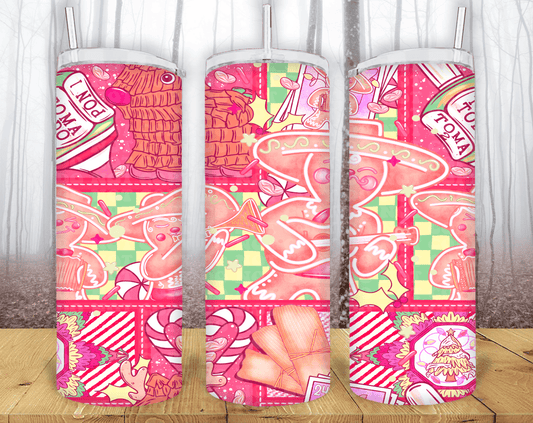 Hispanic christmas 20oz Tumbler Sublimation Print - KT SUBLIMATION, DTF AND MORE LLC