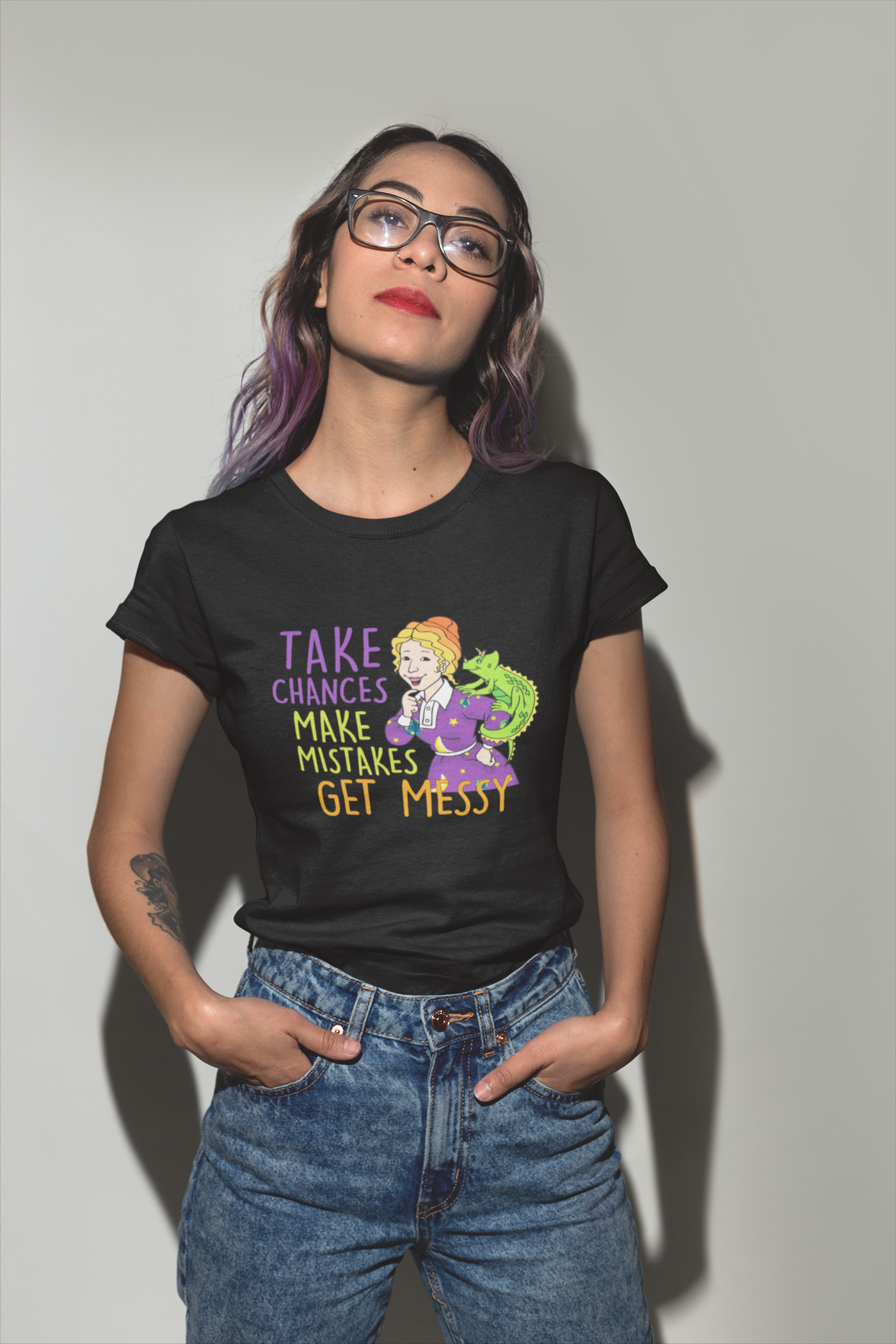 Take Chances, Make mistakes Mrs. Frizzle DTF
