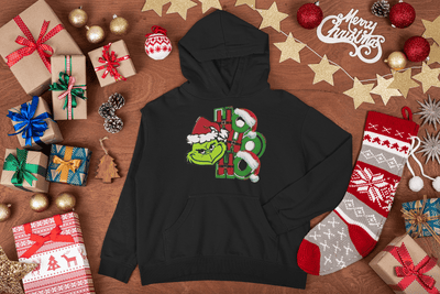 HO HO HO Christmas DTF Christmas Design Shirt - KT SUBLIMATION, DTF AND MORE LLC