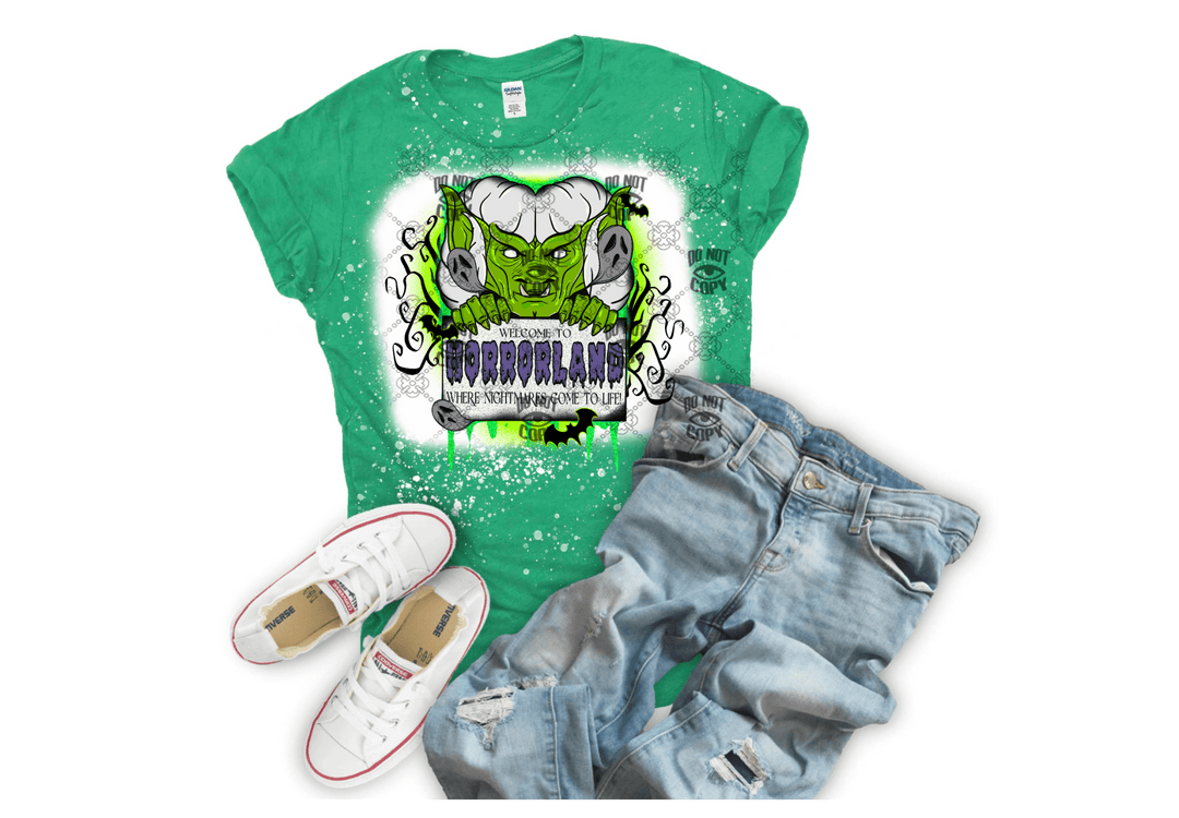 Horroland DTF, goosebumps DTF ready to press transfer - KT SUBLIMATION, DTF AND MORE LLC
