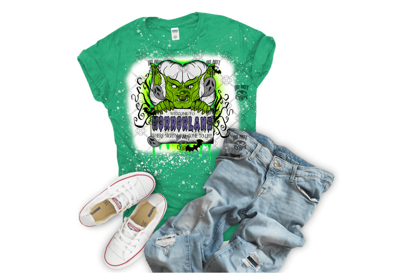 Horroland DTF, goosebumps DTF ready to press transfer - KT SUBLIMATION, DTF AND MORE LLC