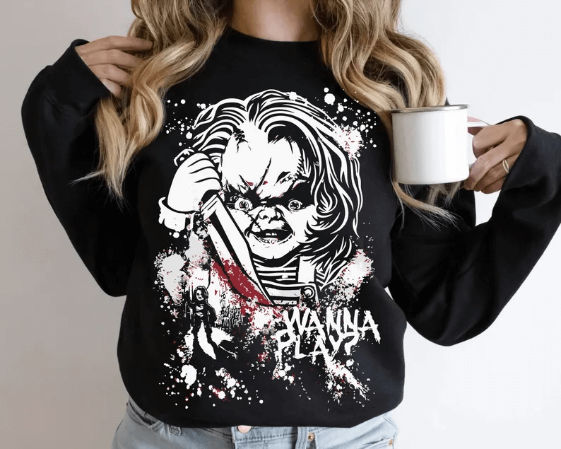 Horror Halloween DTF Transfer – Scary Movie Inspired Ready - to - Press Design - KT SUBLIMATION, DTF AND MORE LLC