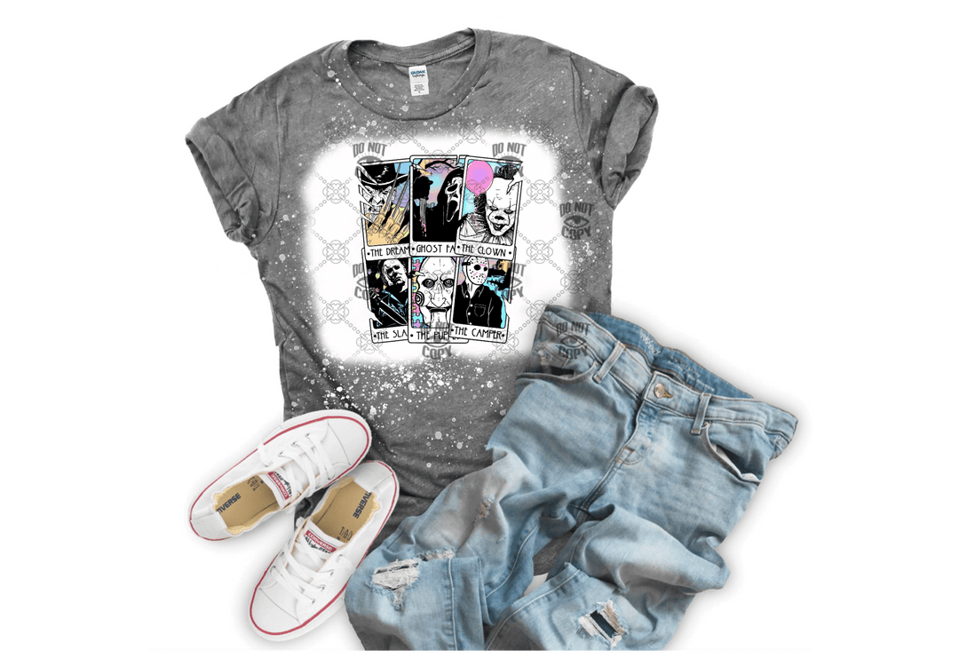 Horror Pastel Tarot DTF ready to press transfer - KT SUBLIMATION, DTF AND MORE LLC