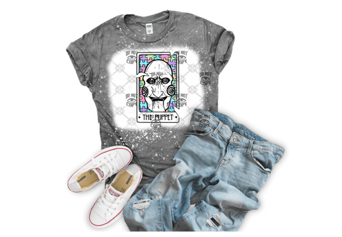 Horror Pastel Tarot The Puppet DTF ready to press transfer - KT SUBLIMATION, DTF AND MORE LLC