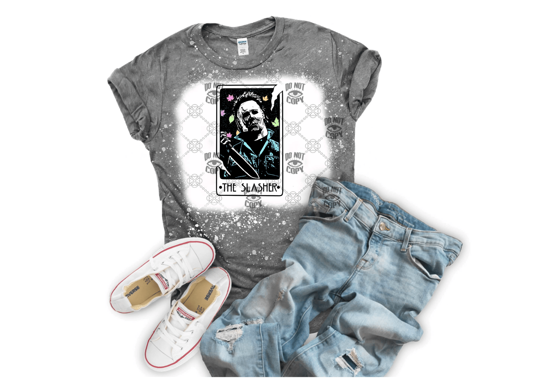 Horror Pastel Tarot The Slasher DTF ready to press transfer - KT SUBLIMATION, DTF AND MORE LLC