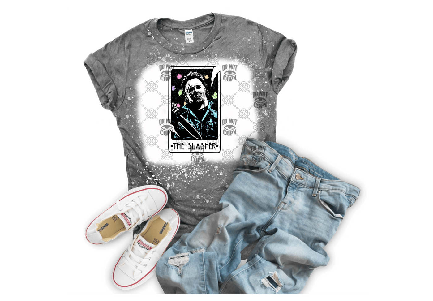 Horror Pastel Tarot The Slasher DTF ready to press transfer - KT SUBLIMATION, DTF AND MORE LLC