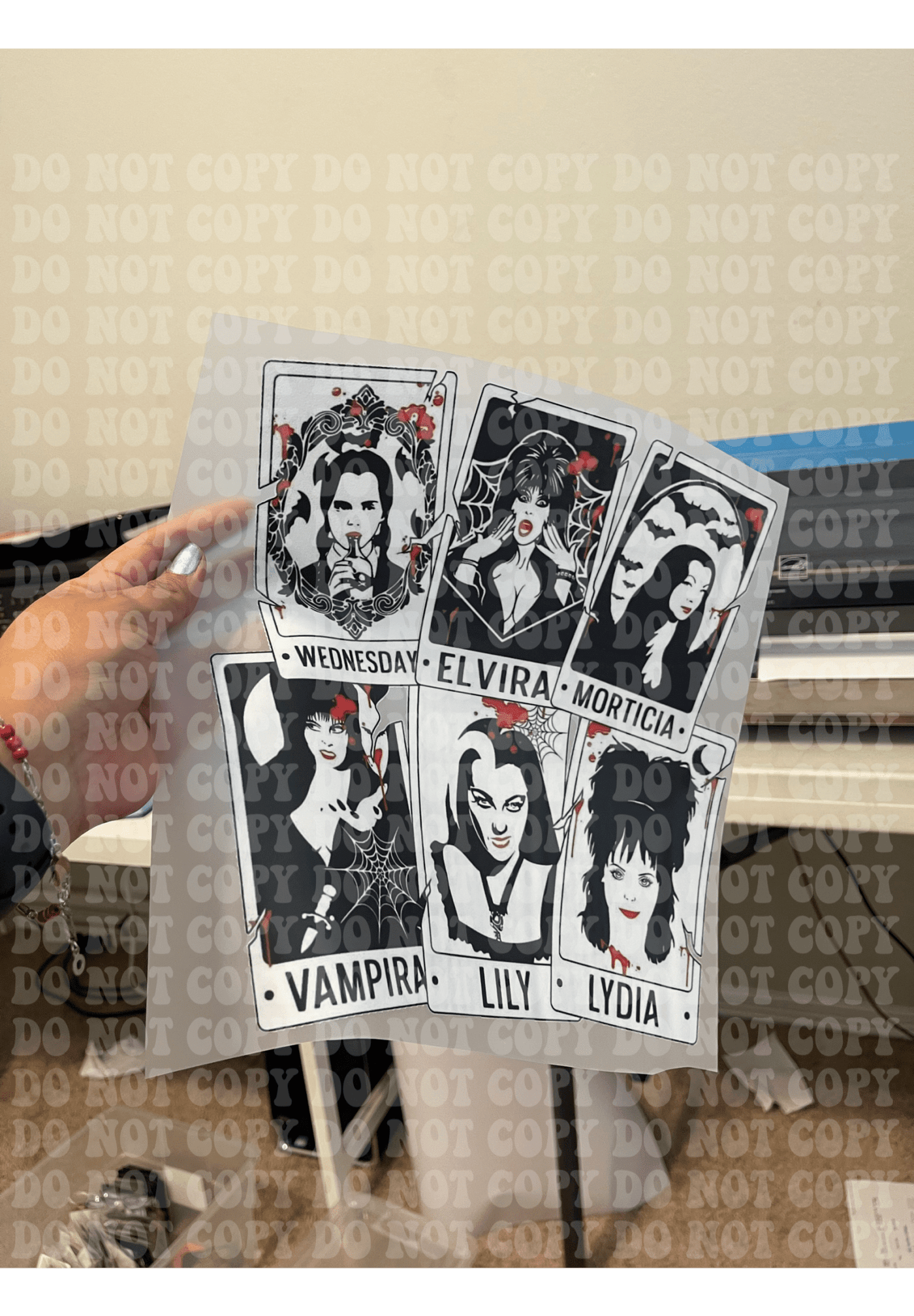 Horror Women DTF ready to press transfer - KT SUBLIMATION, DTF AND MORE LLC