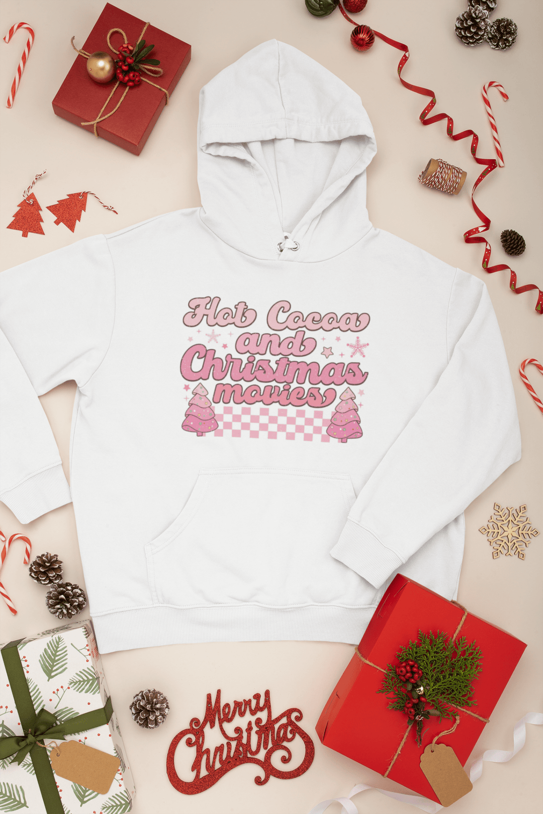 Hot Cocoa and Christmas movies DTF - KT SUBLIMATION, DTF AND MORE LLC