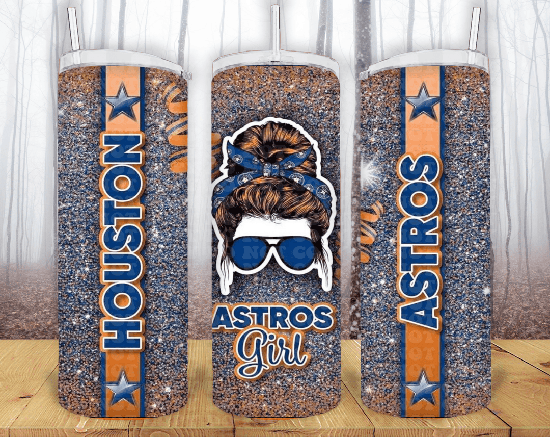 Houston Astros 20oz Sublimation Print – Ready to Press! ⚾🔥 - KT SUBLIMATION, DTF AND MORE LLC