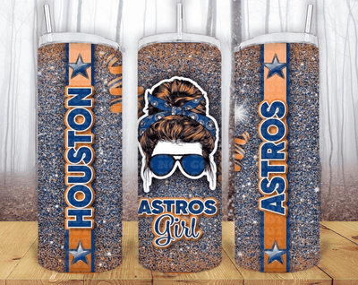 Houston Astros 20oz Sublimation Print – Ready to Press! ⚾🔥 - KT SUBLIMATION, DTF AND MORE LLC
