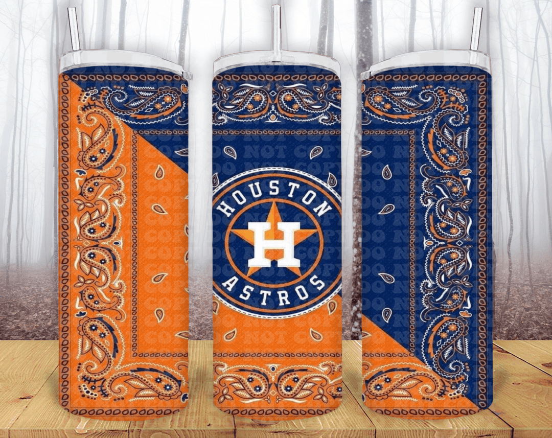 Houston Astros 20oz Sublimation Print – Ready to Press! ⚾🔥 - KT SUBLIMATION, DTF AND MORE LLC