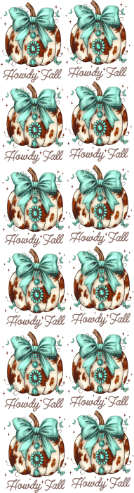 Howdy Fall Pre - MadeGang Sheet DTF | Ready - to - Press | Western Fall Vibes - KT SUBLIMATION, DTF AND MORE LLC