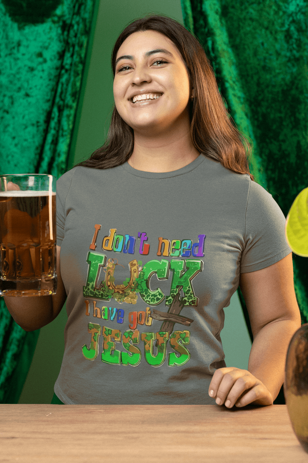 I dont need Luck i have got Jesus DTF - KT SUBLIMATION, DTF AND MORE LLC