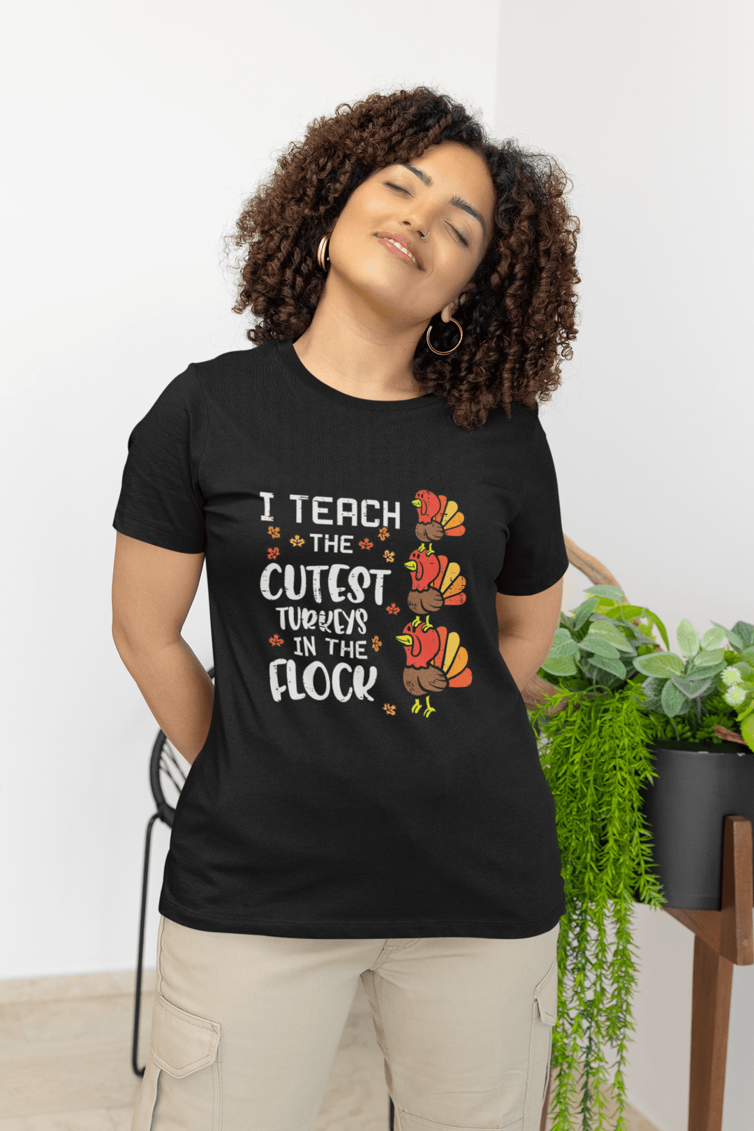 I teach the cutest Turkey in the flock DTF - KT SUBLIMATION, DTF AND MORE LLC