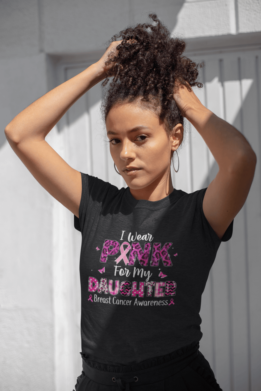 I Wear pink for my daughter DTF - KT SUBLIMATION, DTF AND MORE LLC