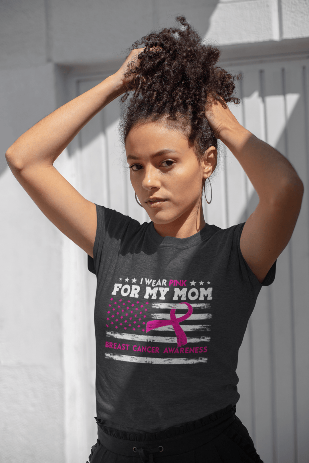 I wear pink for my mom DTF - KT SUBLIMATION, DTF AND MORE LLC