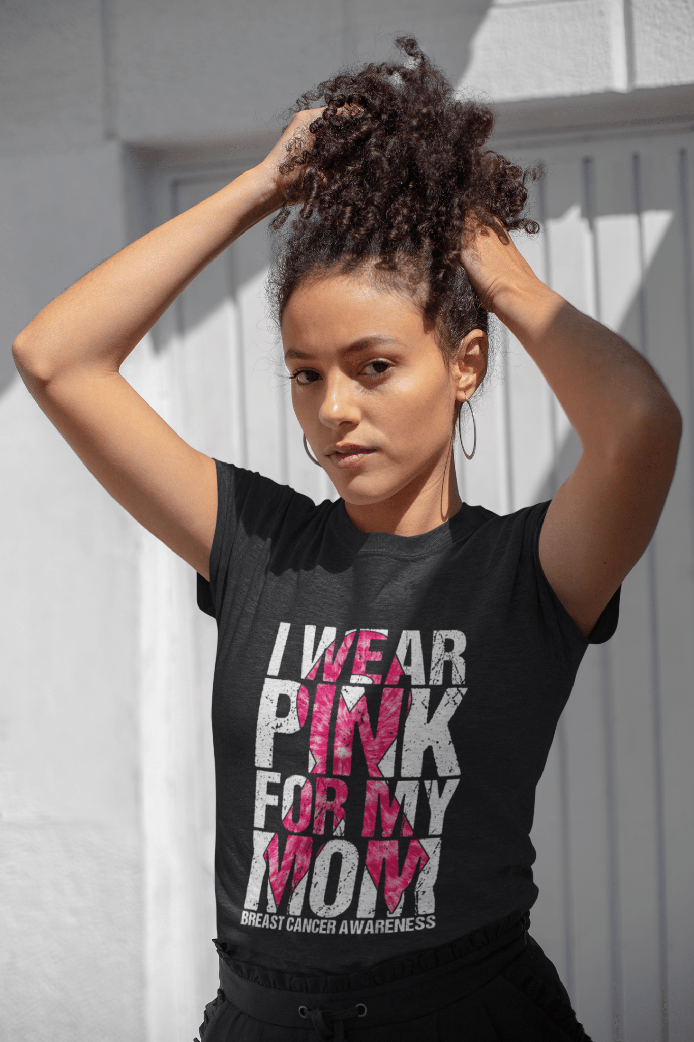 I wear pink for my mom DTF - KT SUBLIMATION, DTF AND MORE LLC