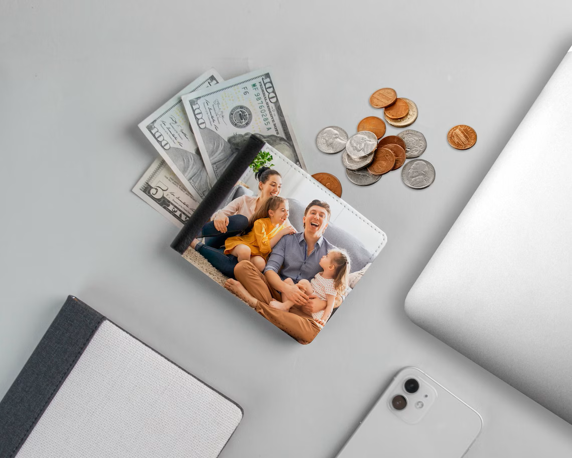 Sublimation Bi-Fold Men’s Wallet Blank | Custom Leather