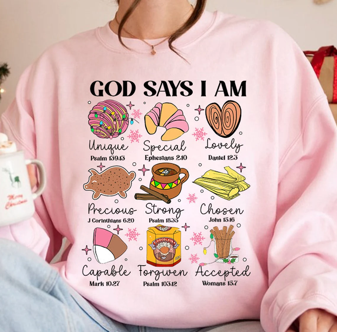 God Says I Am Mexican Christmas DTF