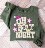 Oh Holly night - DTF Custom Christmas Tees