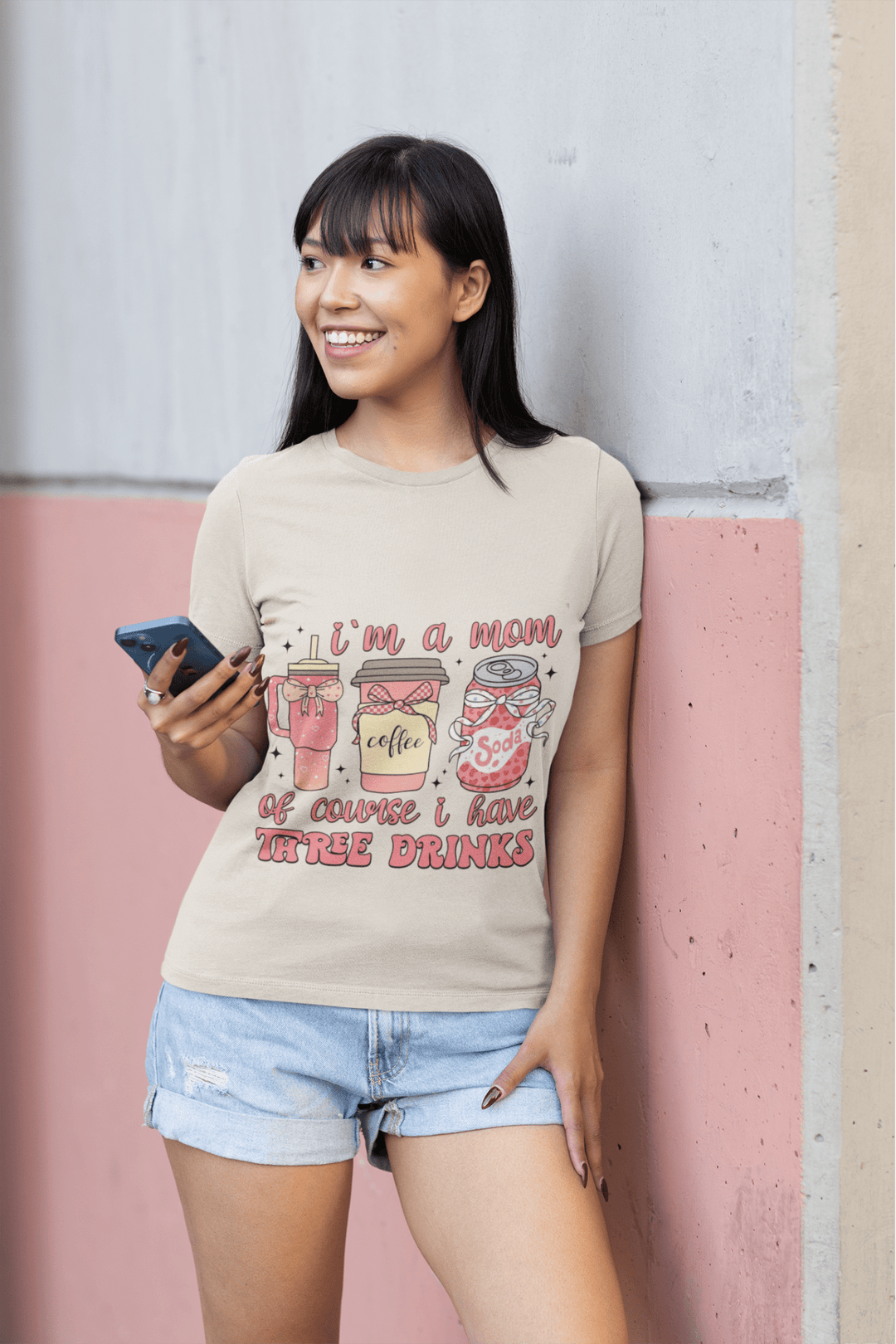 I'm a mom of course i have tre Drinks DTF - KT SUBLIMATION, DTF AND MORE LLC