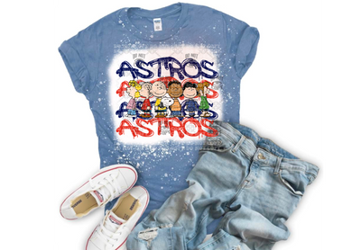 Astros Charlie Brown DTF ready to press transfer