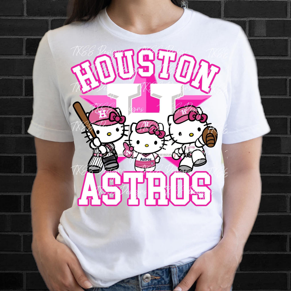 Astros hello kitty  DTF