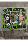 Bikini Bottom Tarot Reading Black  DTF transfer