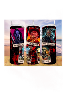 Bloody Horror 3D 20oz Tumbler Sublimation Print