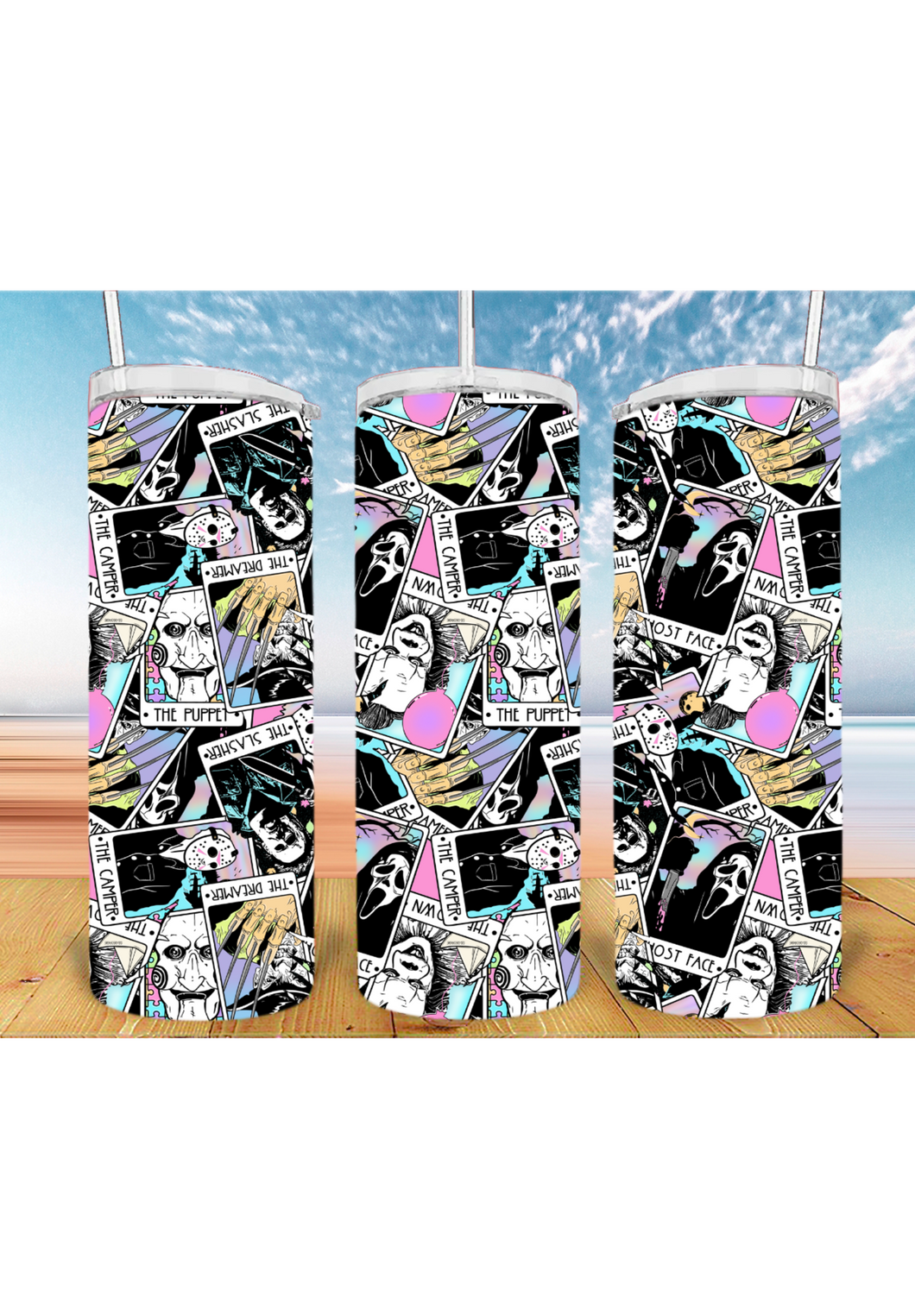 Pastel Horror Tarot 20oz Tumbler Sublimation Print