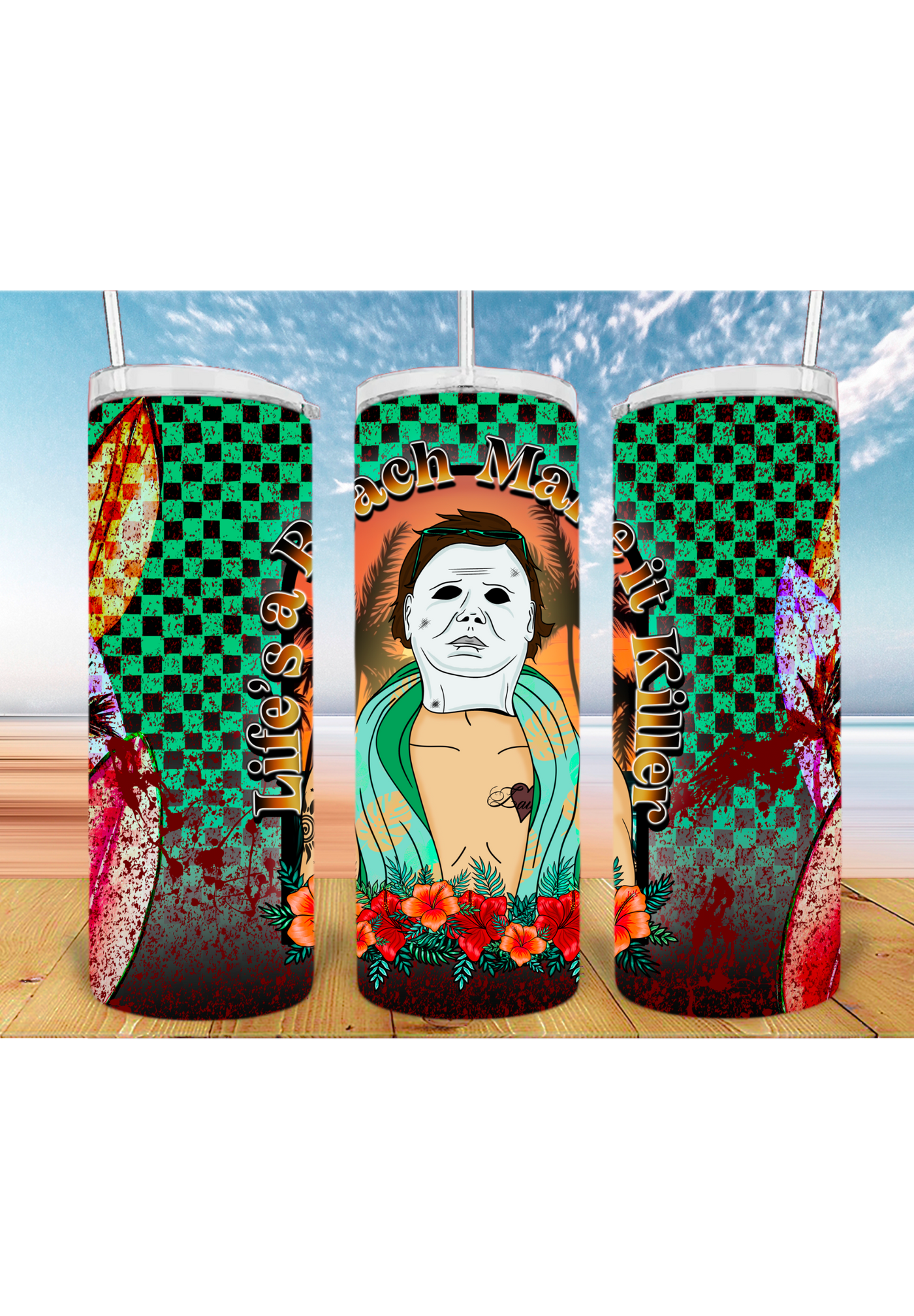 Summer Boys 20oz Tumbler Sublimation Print