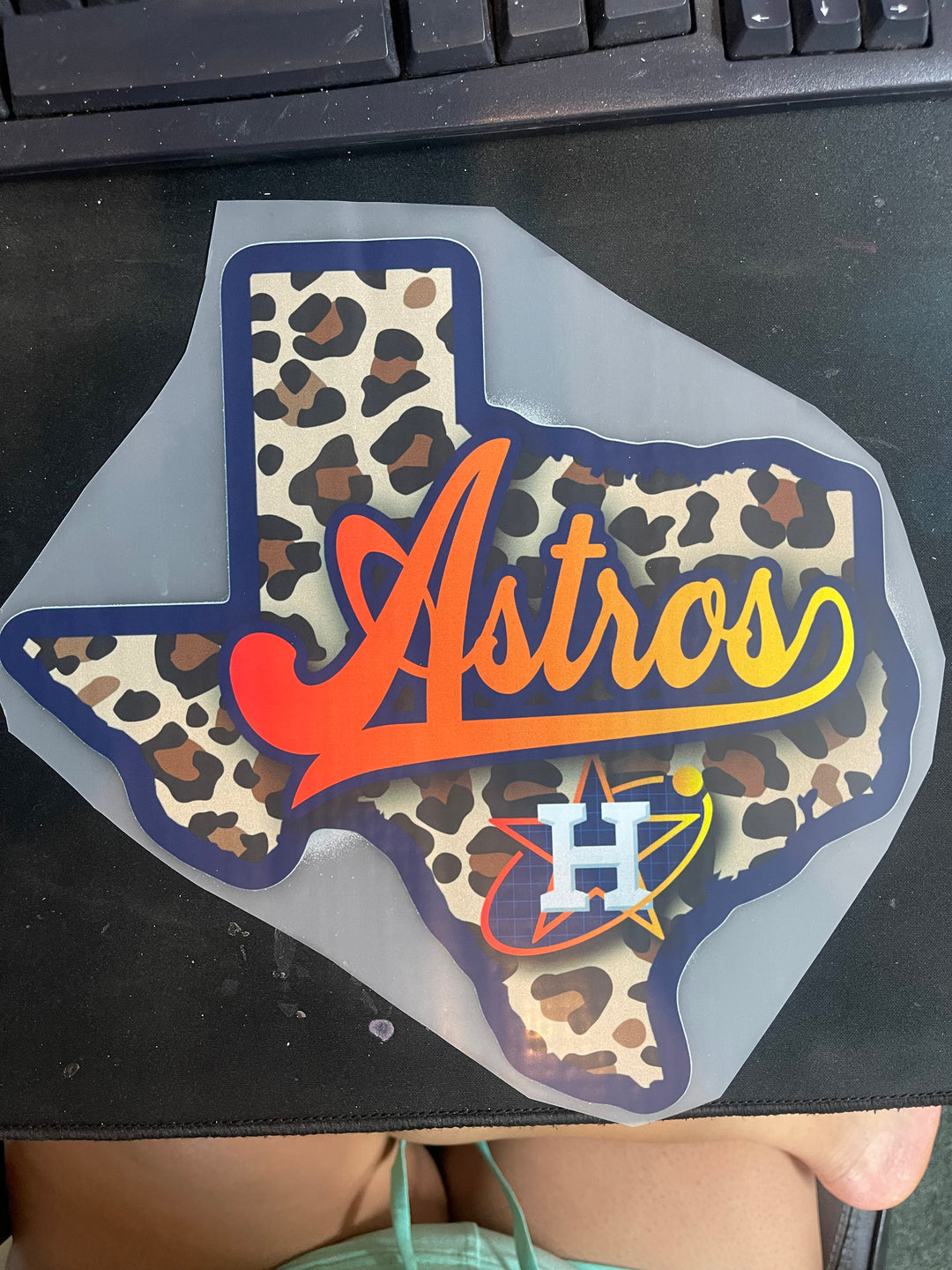 Texas Cheeta Astros DTF redy to press transfer