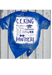 School spirit CE KING PANTHERS DTF