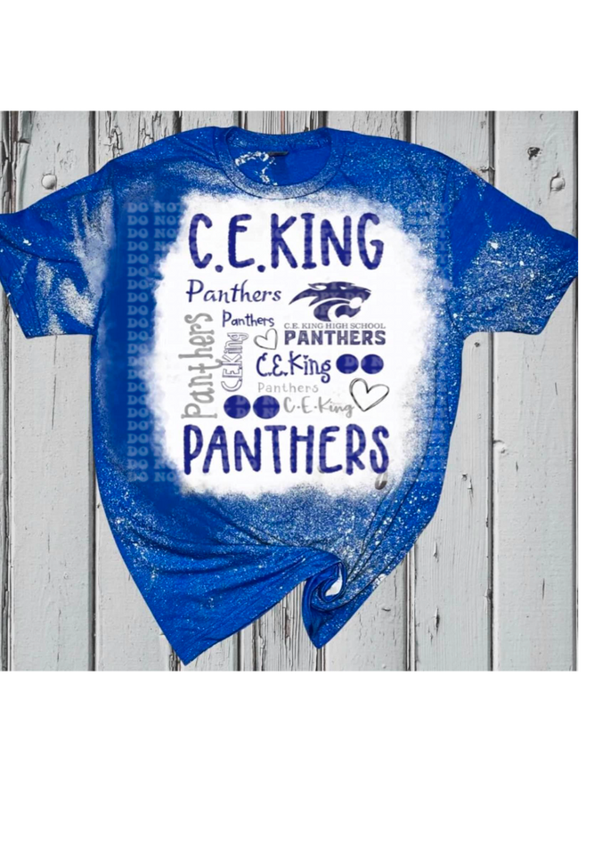 School spirit CE KING PANTHERS DTF