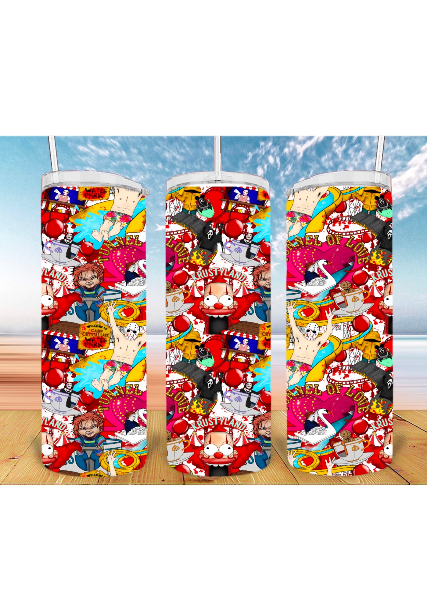 Horror Summer Ride 20oz Tumbler Sublimation Print