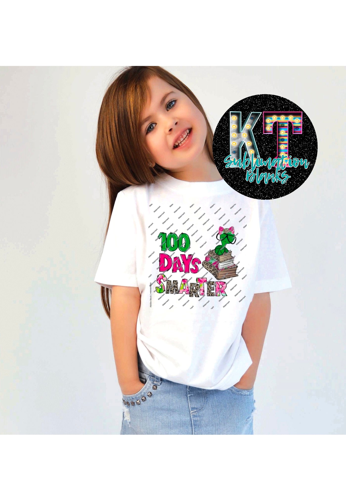 100 Days of School DTF Transfer – Celebrate Learning in Style! 🎉📚