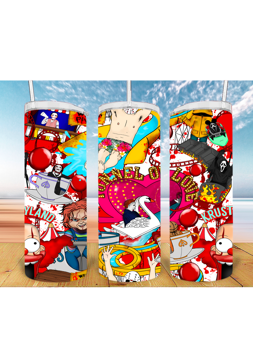 Horror Summer Ride 20oz Tumbler Sublimation Print