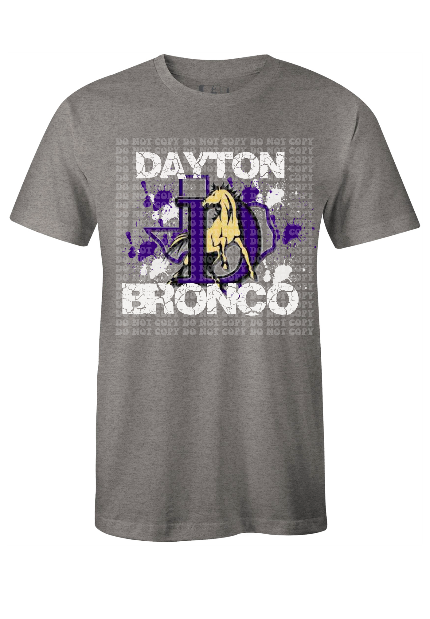 Dayton Bronco DTF  ready to press transfer