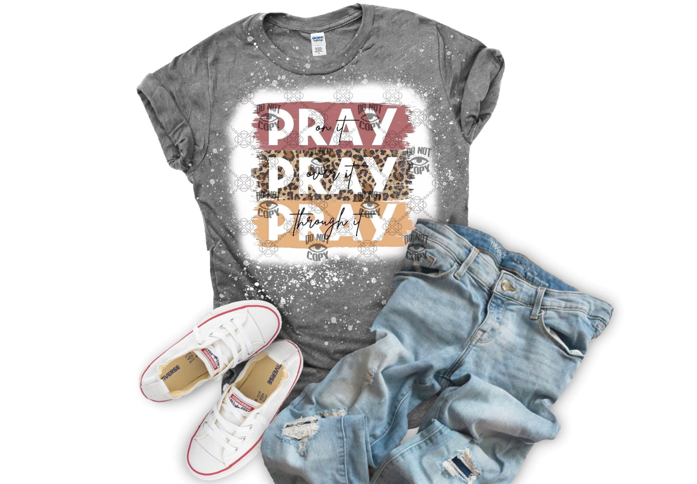 Pray DTF, religuios ready to press transfer