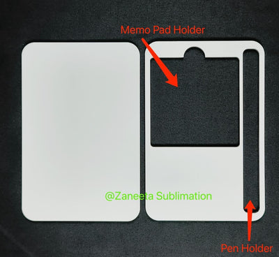 Sticky Note Holder with Pen Slot, Sticky Notepad, Sticky Note Pad, Teacher Gift