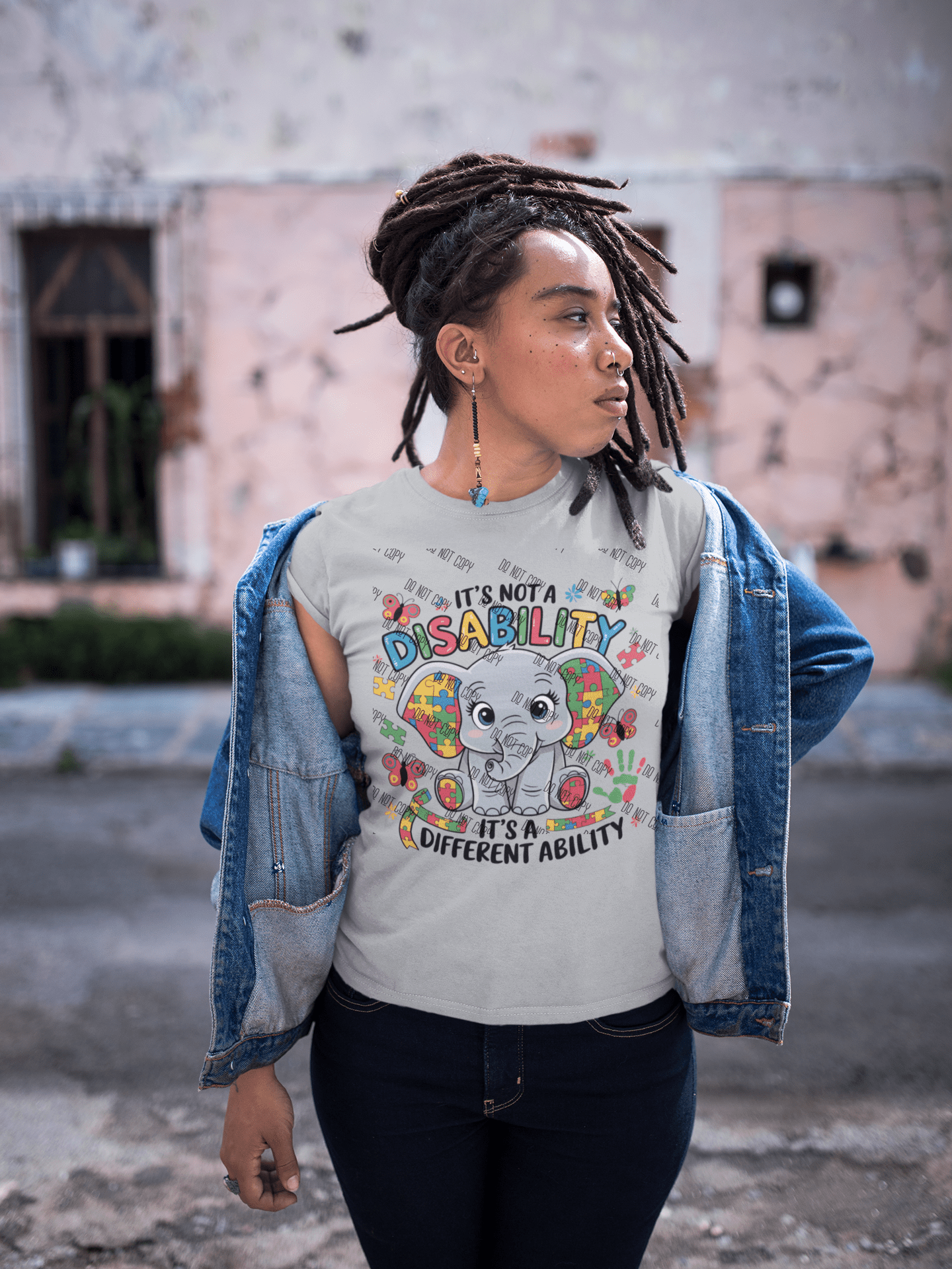 It’s Not a Disability, It’s a Different Ability DTF Transfer – Autism & Neurodiversity Awareness Design - KT SUBLIMATION, DTF AND MORE LLC