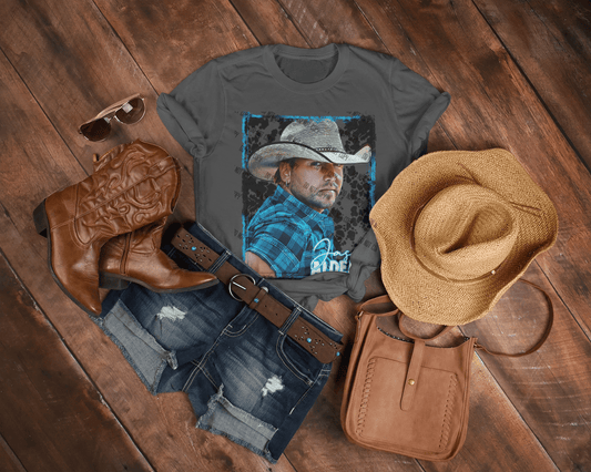 Jason Aldean DTF Transfer – Custom Apparel for Country Music Fans - KT SUBLIMATION, DTF AND MORE LLC