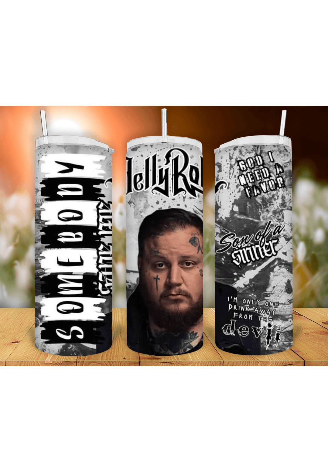 Jelly Roll 20oz sublimation print - KT SUBLIMATION, DTF AND MORE LLC