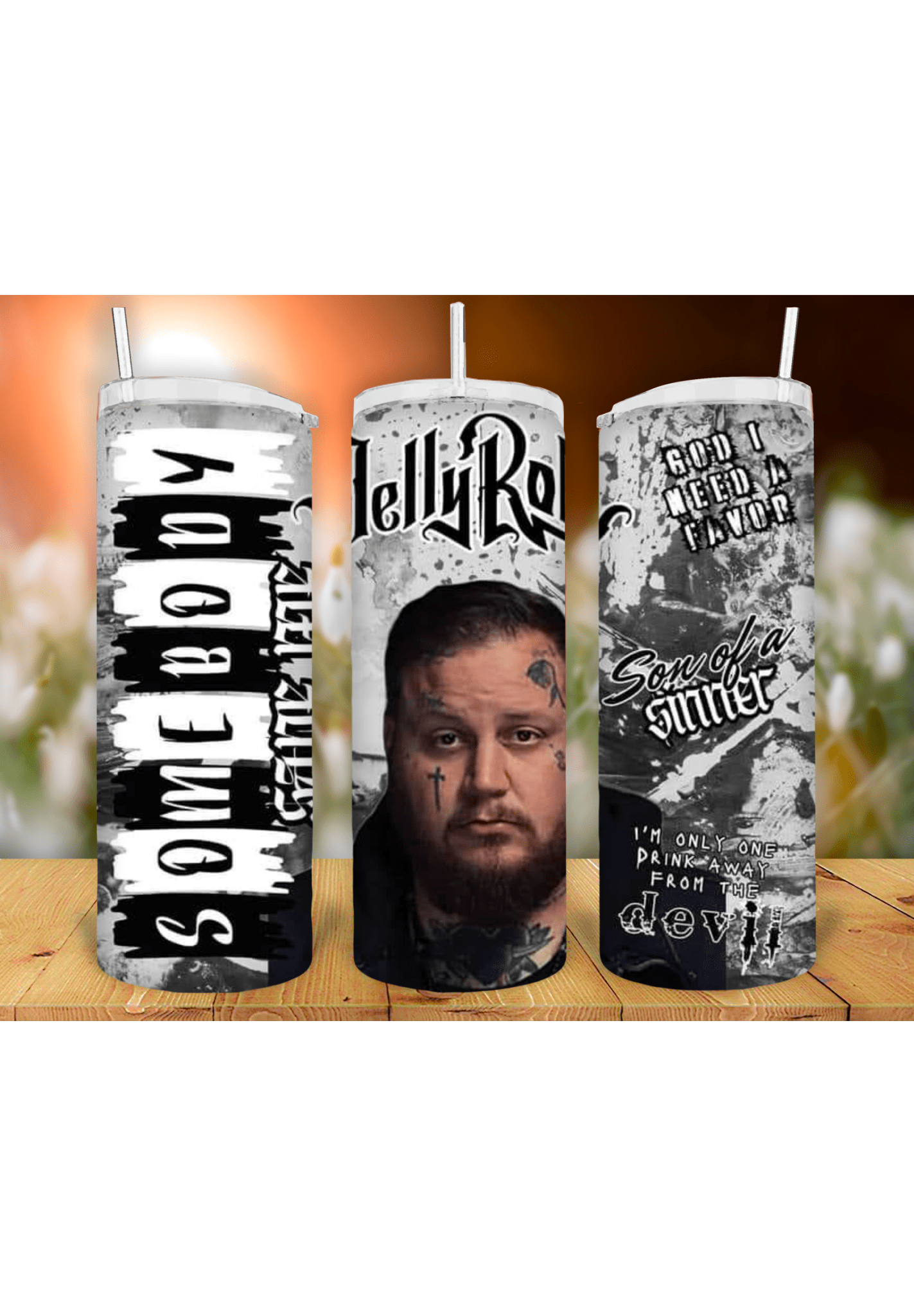 Jelly Roll 20oz sublimation print - KT SUBLIMATION, DTF AND MORE LLC