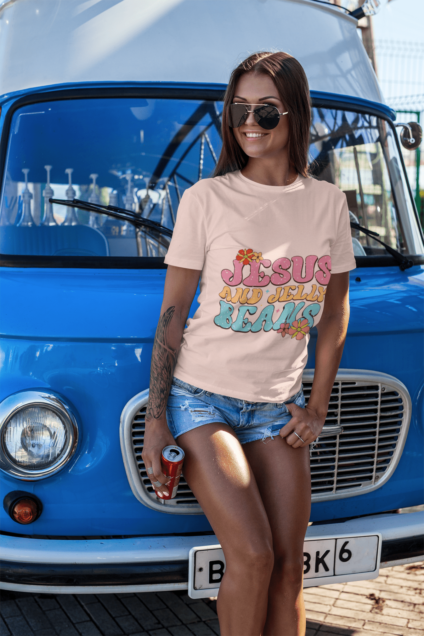 Jesus and Jelly Beans DTF transfer - KT SUBLIMATION, DTF AND MORE LLC